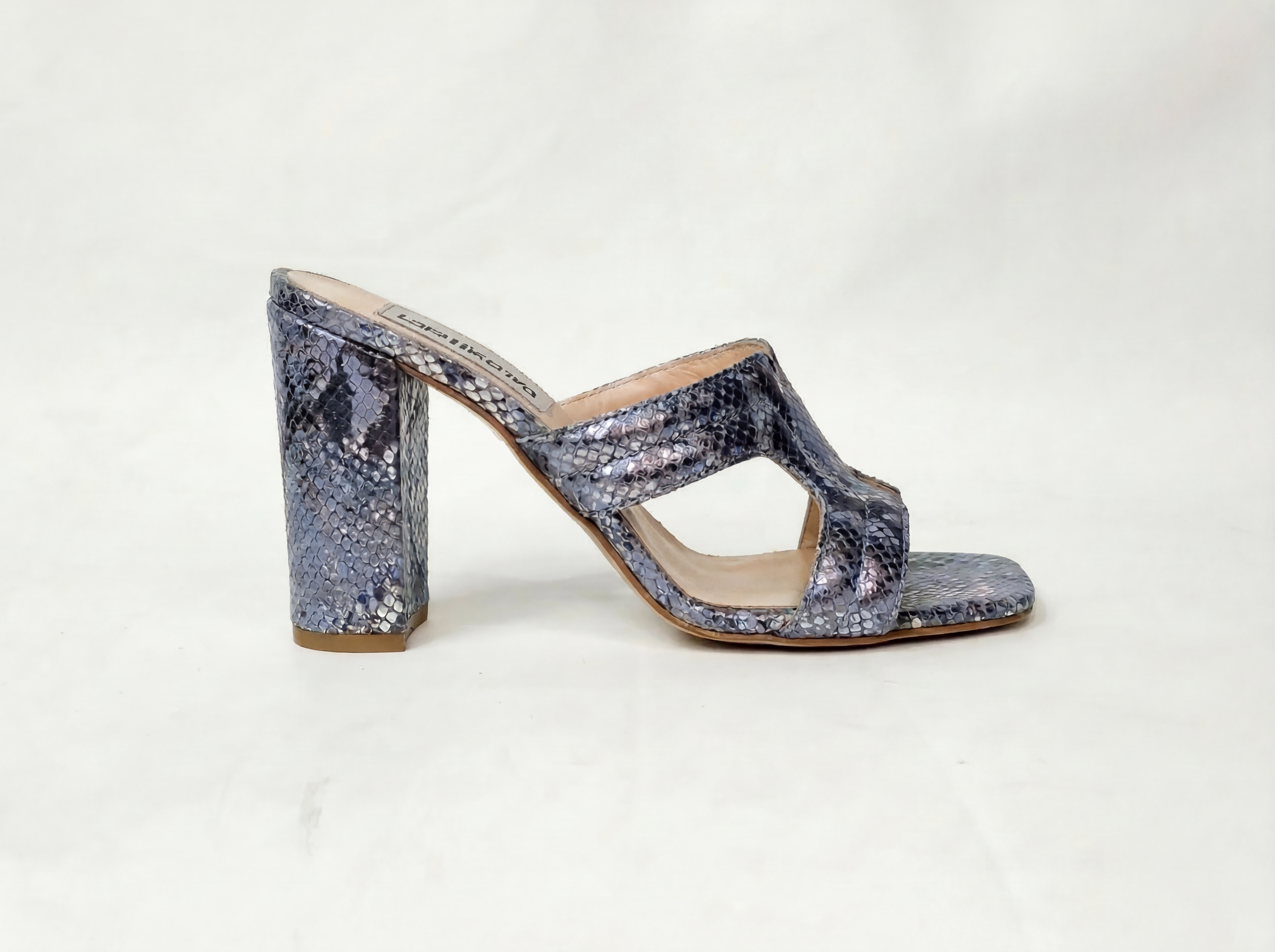 Blue Silver Python Mule