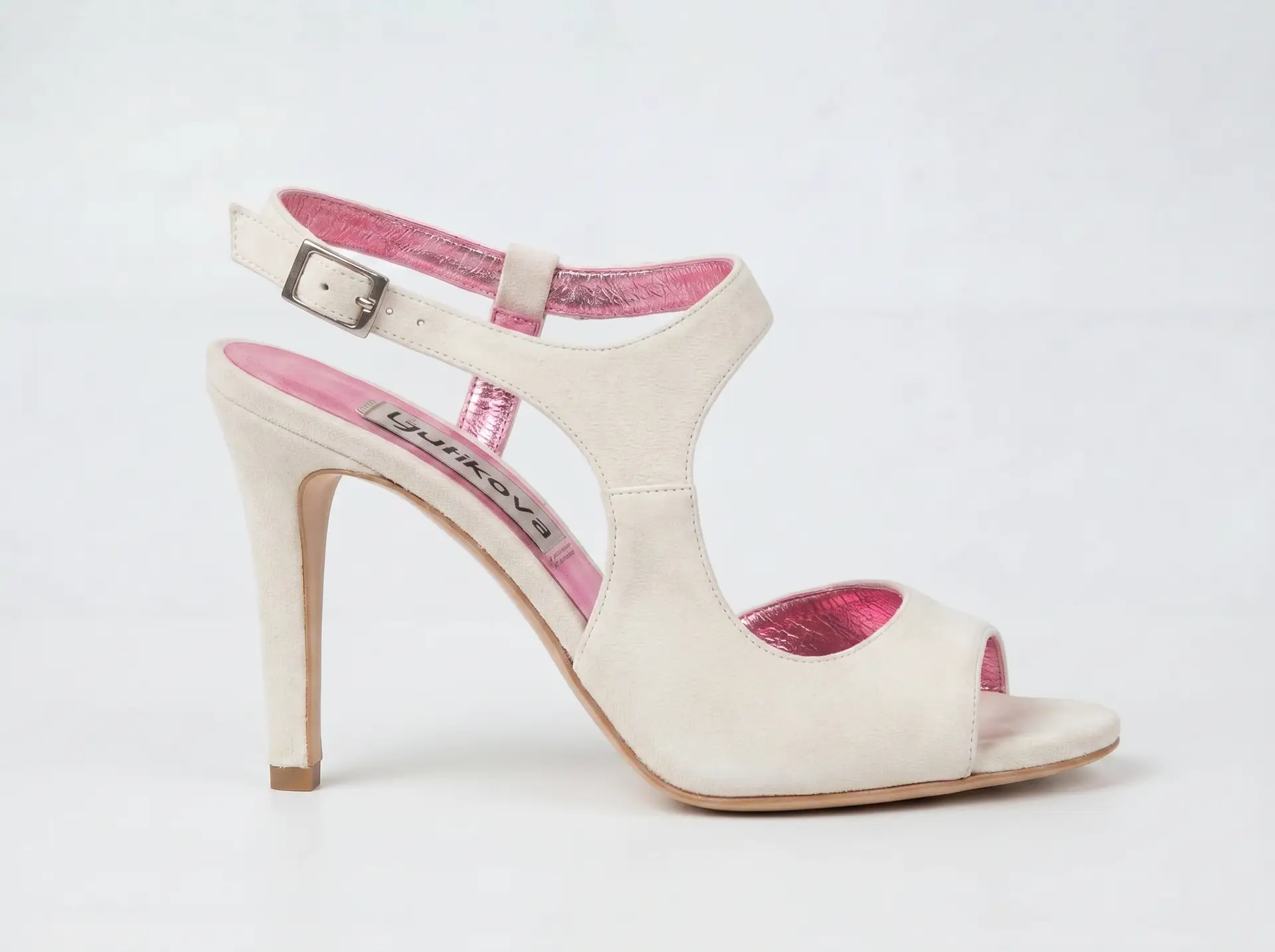 Ivory Bridal Heels with Strap