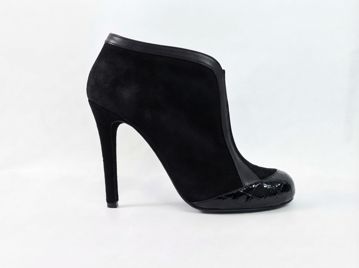 Black Suede High Heel Ankle Boots – LJUTIKOVA